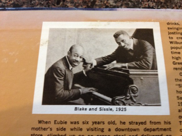 Noble Sissle (left) with Eubie Blake